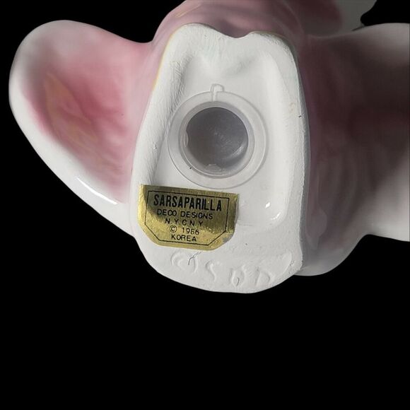 Vintage Cockatoos Parrots Birds Pink White Salt and Pepper 3" SARSAPARILLA 1986 - Picture 7 of 7